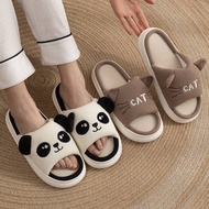 Silent Asian Slippers Indoor Home Shoes Home Shoes Cotton Slippers Ladies