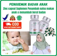 COD ZINC ISI 60 KAPSUL Capsule Vitamin Penambah Nafsu Makan Anak bisa dikonsumsi dari bayi 6 bulan h