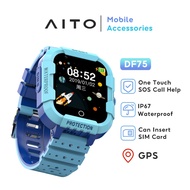AITO Kids Smartwatch With Camera SIM Card 4G Video Call Waterproof SOS/GPS/LBS Safety Against Loss Smartwatch DF75