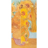 1pcs Bookmark Metallic Pembatas Buku Metal Van Gogh Monet Aesthetic
