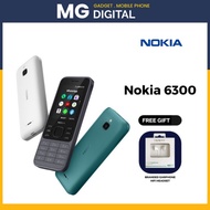 in stock Nokia 6300 4G (2.4" + Dual SIM)  Original Malaysia Set keypad phone Feature phone