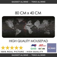 GAMING MOUSEPAD 40CM x 80CM WORLD MAP MOUSE PAD / LONG ANTI-SLIP MOUSEPAD