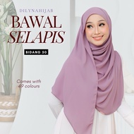 Bawal Selapis Curve Jasmine B50 (K.CHIFFON)