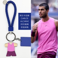 Alcaraz 2025 American Network French Network Trobe Keychain Alcaraz Tennis Grand Slam Bag Hanging Gi