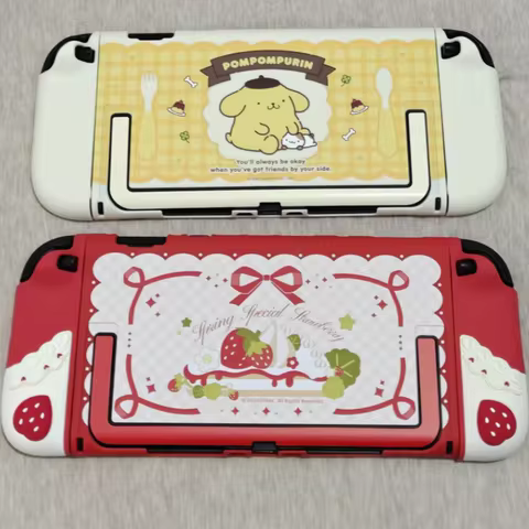 Switch 2 Dockable Protective Case Sanrio Anime Peripheral Themed Hello Kitty Cinnamoroll Pom Pom Pur