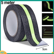 【JL】 5CM x 5/2M Anti Slip Traction Tape Glow in Dark Green Stripe Friction Abrasive