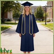 Academic Polyester Gown Set - Soft, Breathable, Ideal for School Ceremonies & Graduation Photos