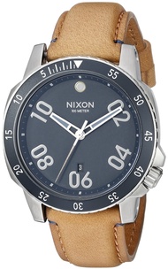 Nixon Men's A5082186 Ranger Leather Analog Display Japanese Quartz Brown Watch