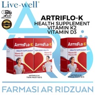 Artriflo-k Vitamin K3 &amp; Vitamin D3 Single Pack 50's / Artriflo-k Vitamin K3 &amp; Vitamin D3 Twin Pack 100's