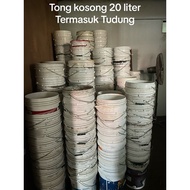 Tong Kosong 18/20 liter ( Sekali dgn tudung)