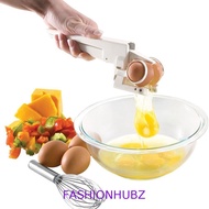 FASHIONHUBZ Egg Separator, Plastic White Egg Shell Cracker, Creative Egg Breaker For Breaking Egg