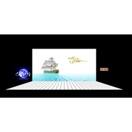 3d painting. stickers for aquariums, arowana fish tanks (back painting)