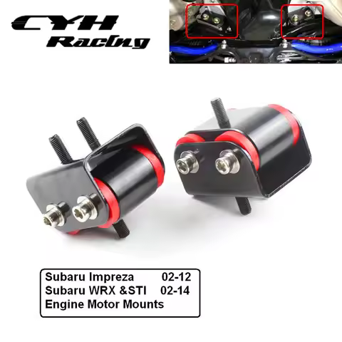 Polyurethane Engine Motor Mounts For Subaru WRX&STI 02-14，For Impreza 02-12 EJ20/EJ25 Engines