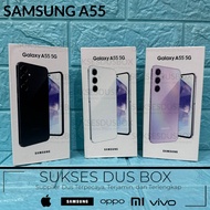 SAMSUNG A55 BOX FREE STICKERS & FULLSET ACCESSORIES