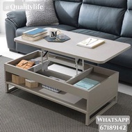 🔥包送貨 多功能升降儲物茶几半自動可升降茶几餐桌兩用 T0013