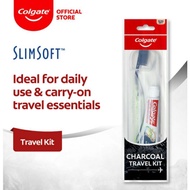 COLGATE/ULTRA SOFT/CHARCOAL TRAVEL KIT/SLIM SOFT/TRAVEL KIT/TOOTHBRUSH/BERUS GIGI DAN UBAT GIGI / Ul
