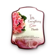 WALL DECORATION SHIELD IN EVERYTHING GIVE THANKS