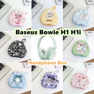 【imamura】 For Baseus Bowie H1 H1i Headphone Case Niche Cartoon Headset Storage Bag Casing Box