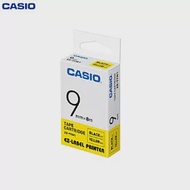 CASIO標籤機色帶9mm黃底黑字