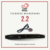 Feedback 2.2 Microphone Eliminator – 2 Channel XLR Input & Output (Ready Stock)