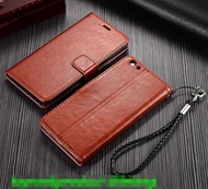 OPPO R9S / Plus Flip Card Slot PU Leather Case Cover Casing + Gift