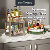 Spinning Storage Tray / Rotating Kitchen Food Rack Holder Shelf / Spice Can organizer 5010 5011