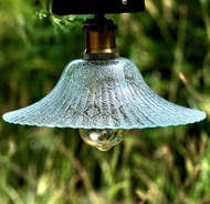 海棠花玻璃吸頂燈 海棠花玻璃 吸頂燈 復古 燈具 壓花玻璃