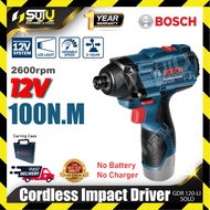 BOSCH GDR 120-LI / GDR120-LI 12V 100N.M Professional Cordless Impact Driver {SOLO/SET)