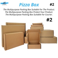 Pizza Box- 2-Carton Box-Courier Box-Kotak hantaran