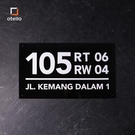 Choice - Acrylic House Number Nrm 28 Raised House Number House Address Board