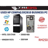 Refurbished HP COMPAQ DX2810 C2D BUSINESS DESKTOP (Clear Stock)