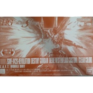 Bandai hg destiny Gundam Heine (clear color)