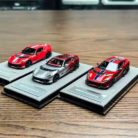 HH Model 1/64 812 Competizione Resin Motor Vehicle Diecast Models Car Toys Collection Boy's Christma