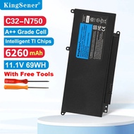KingSener C32-N750 Laptop Battery For ASUS N750 N750J N750JK N750JV N750Y47JK-SL N750Y47JV-SL  11.1V