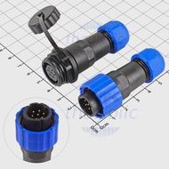 SP16-7P 7-Pin Straight Waterproof Wire Connector Set for Smart Components
