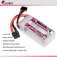 CD4S1100140 || Coddar 4S 14.8V 1100mAh 140C XT60 LiPo Battery