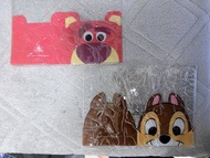 香港迪士尼 卡片套 Lotso 熊抱哥 Chip and Dale