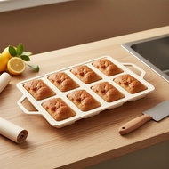 Nonstick Rectangular Silicone Baking Pan, 8.9X5.8X3.6CM, Food-Safe, Reusable & Oven-Safe
