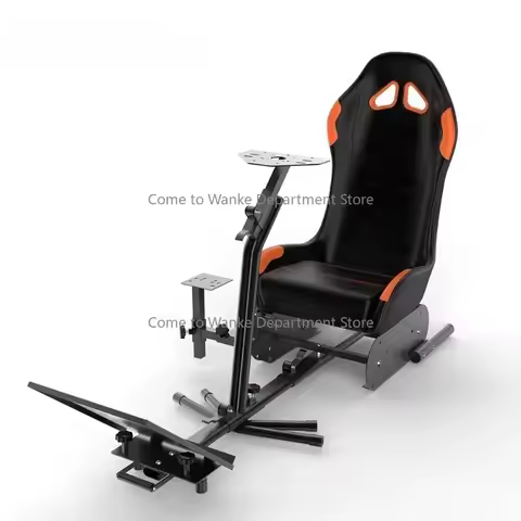 Sim Racing Cockpit Comfortable Racing Simulator Cockpit Compatible with all Steering Wheels & Pedals