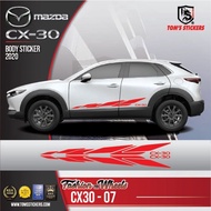 MAZDA CX-30 CAR BODY STICKER SET CX30 - 07