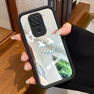 HP Xiaomi Redmi Note 9 Note 9s Note 9 Pro POCO M2 Pro Case Phone Casing Bat Pattern Casing Mirror Ca