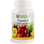 Natural Vitamin E 400iu x 120 Capsules (100% Natural D-Alpha Tocopherol)