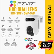 Ezviz H9C Dual Lens 2K (3MP + 3MP) Waterproof Pan/Tilt Two Way Talk Color Night Vision Outdoor Secur