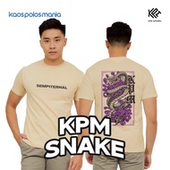 Kaos Distro Snake KPM Apparel Classic Premium Cotton Combed 20s