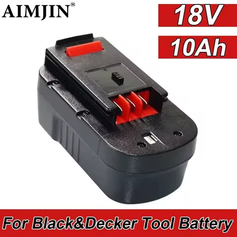 18v 10000mAh Rechargeable Tools Battery For Black& Decker Hpb18 Fs180 A1718 A18NH BD18PSK EPC18 HP18