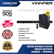Vinnfier Hyperbar 505 M BTRW Wireless Bluetooth Soundbar + Subwoofer