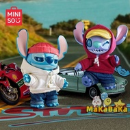 MINISO MINISO MINISO Disney Stitch GenZ Street Series Vinyl Plush Mystery Box Pendant Cute Fun Stitc