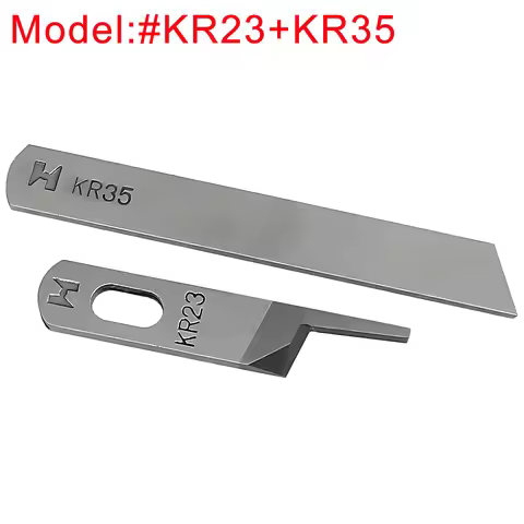 1Set trong H High Quality #KR23+KR35 Upper Knife Lower Knife For OVERLOCK Sewing Machines SIRUBA 737