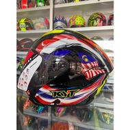 KYT Helmets NFJ LIMITED EDITION 2021 With 3 National (MALAYSIA+SINGAPORE+THAILAND)No Bike No Life 2.