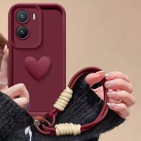 For Motorola Moto G06 G05 G15 E15 Moto Edge60Fasion Edge60 G82 G52 Phone Case Golden Love Heart Hand